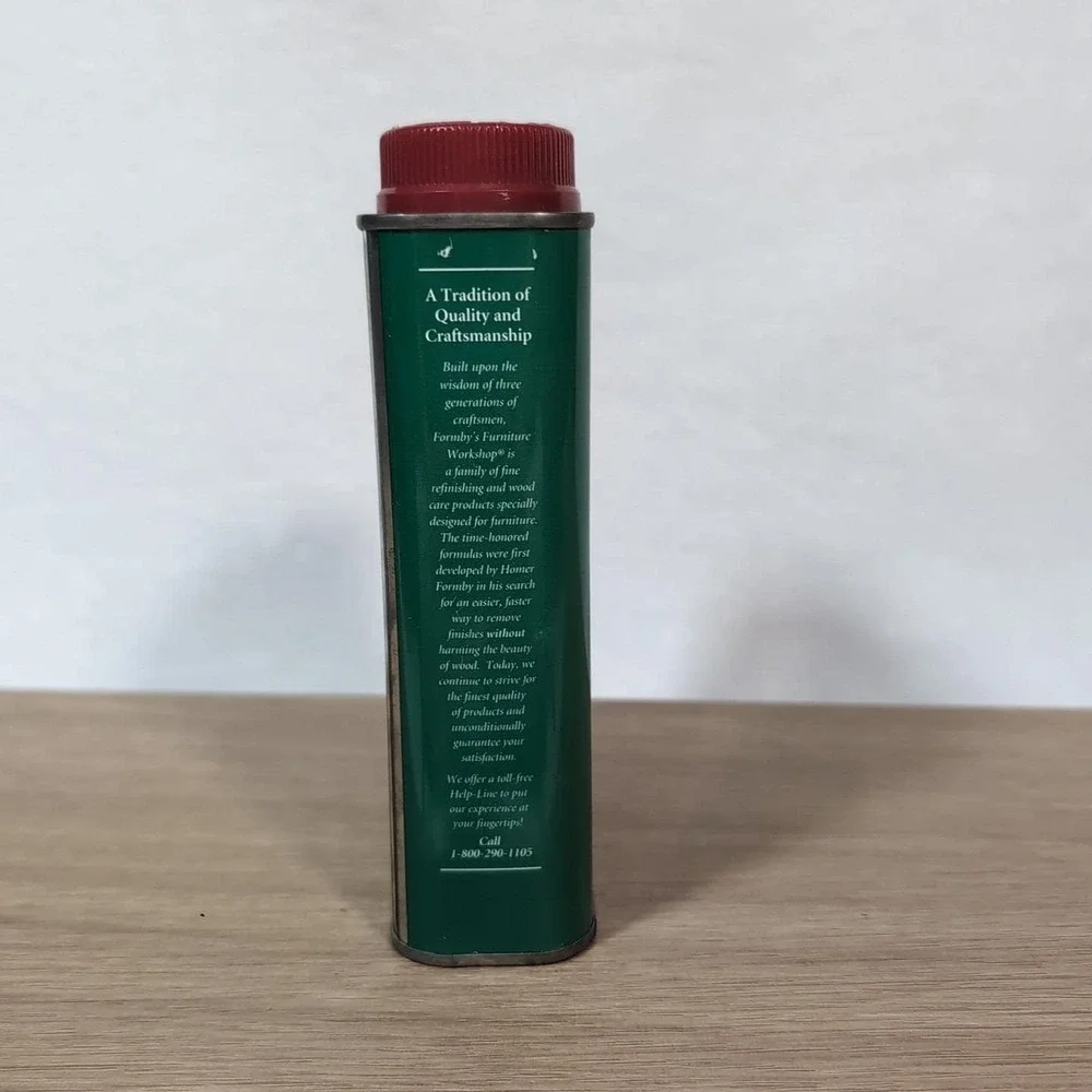 Formby's Traditional Tung Oil Finish LOW GLOSS 16 Oz Metal Tin Can (90% Full)